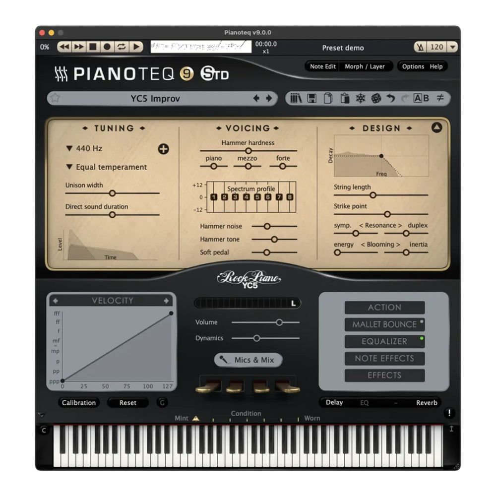 Pianoteq 9 Standard - Physically Modeled Piano Plugin