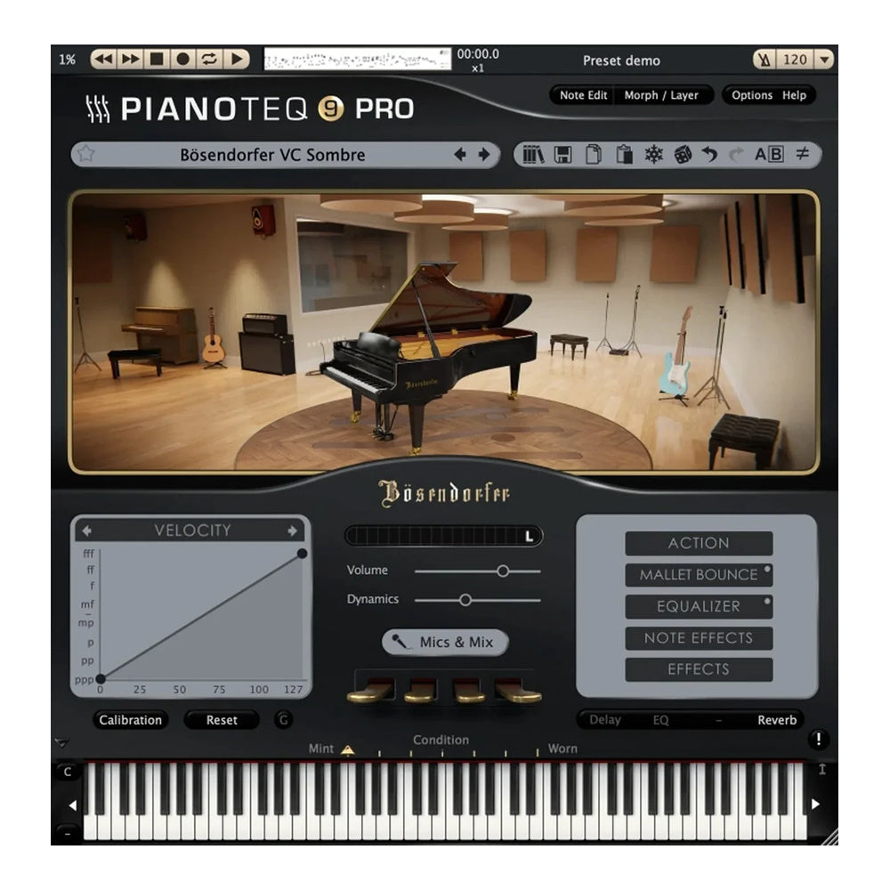 Pianoteq 9 Pro - Professional Physically Modeled Piano Instrument Plugin