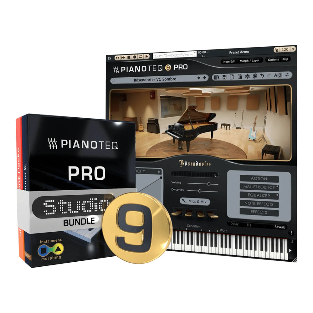 Pianoteq 9 Studio Bundle - Complete Bundle with Pianoteq 9 Pro and All Available Piano Instrument Add-Ons