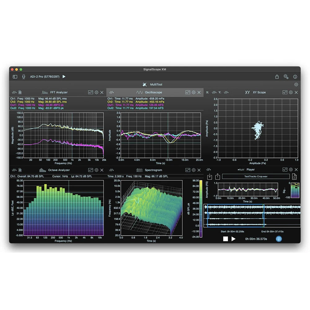 Faber Acoustical SignalScope XM V12 Pro Tool Set