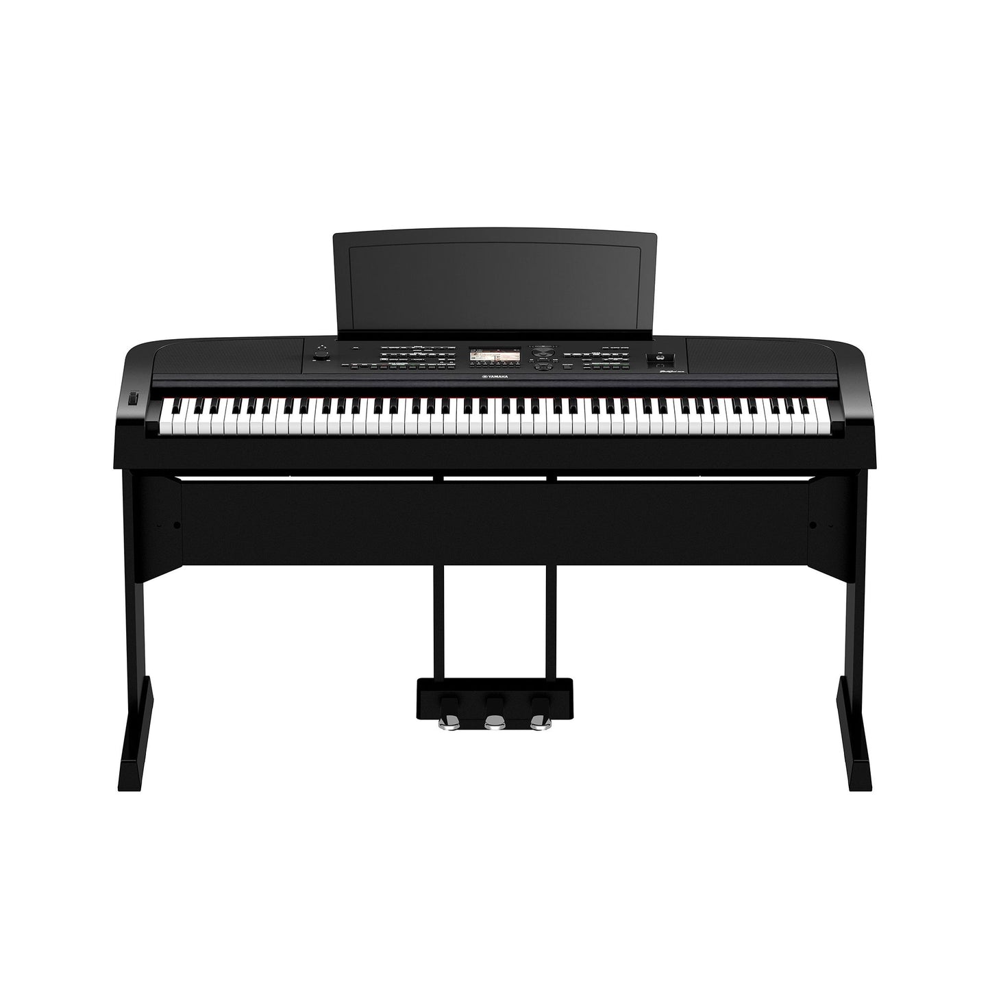 Yamaha DGX670B 88-Key Portable Digital Grand Piano with L300 Stand & LP1 3-Pedal Unit