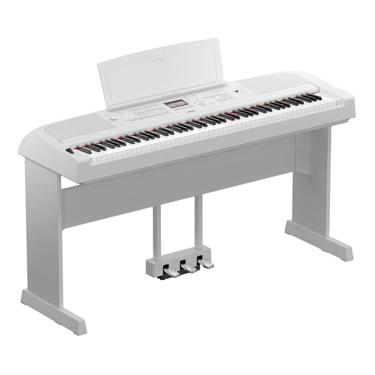 Yamaha DGX670W 88-Key Portable Digital Grand Piano with L300 Stand & LP1 3-Pedal Unit