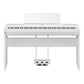 Yamaha P525WH 88-Key Portable Digital Piano White with L515 Stand & LP1 3-Pedal Unit