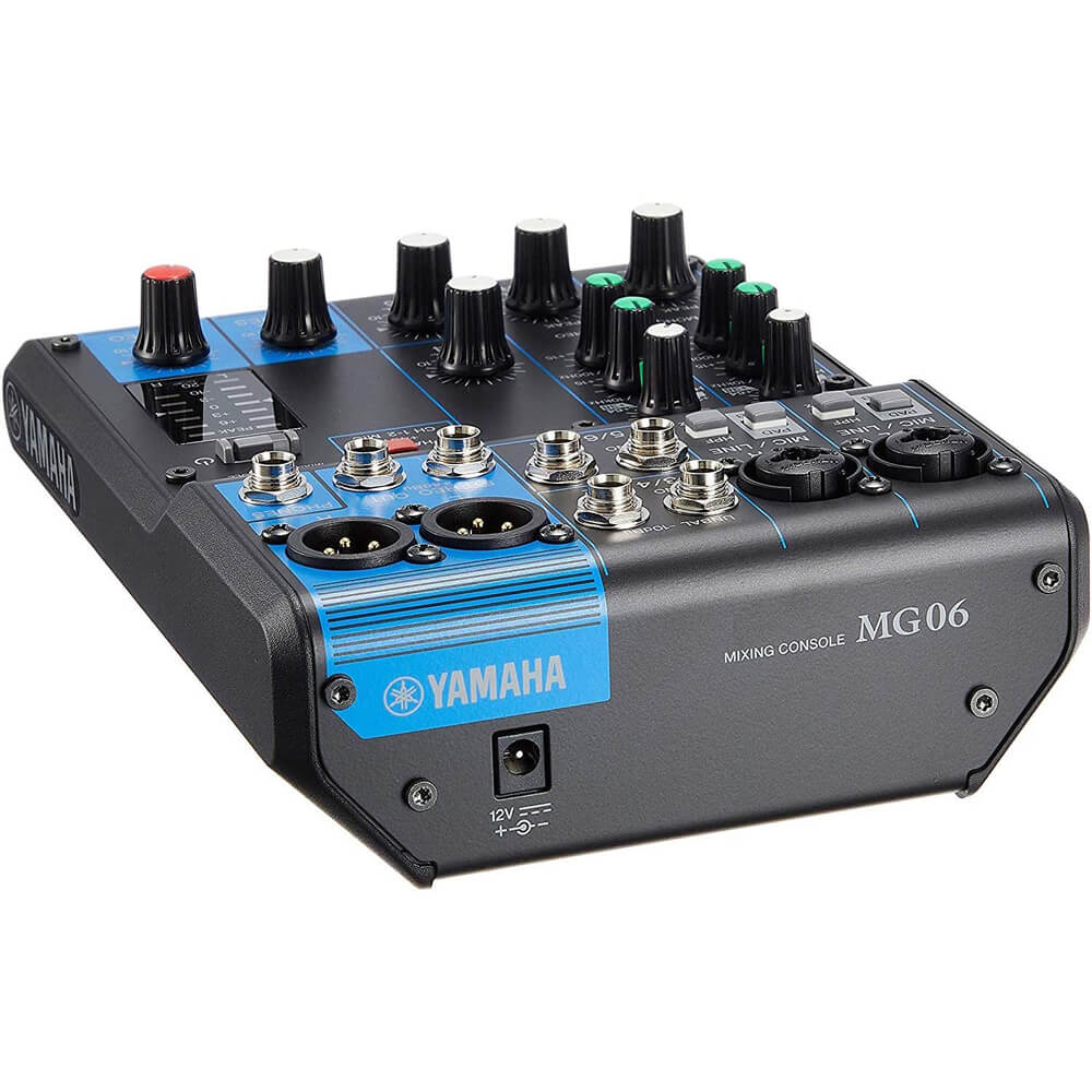Store pistol gå på arbejde Yamaha MG06 6-Channel Mixing Console Bundle with On-Ear Stereo Headphones |  Great Deals on Musical Instruments and Pro Audio – e2genesis