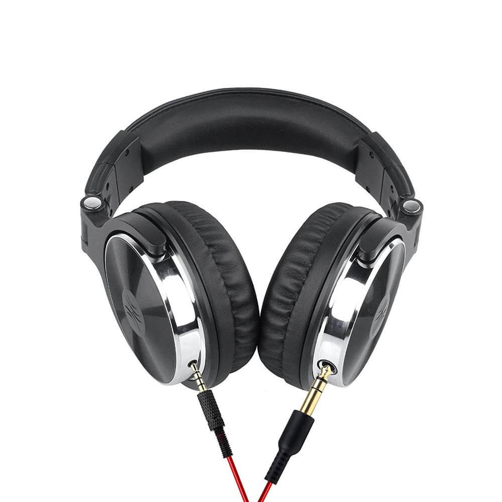 Yamaha HS8W Powered Studio Monitor White Bundle with Studio Monitor & Mixing DJ Stereo Headphones