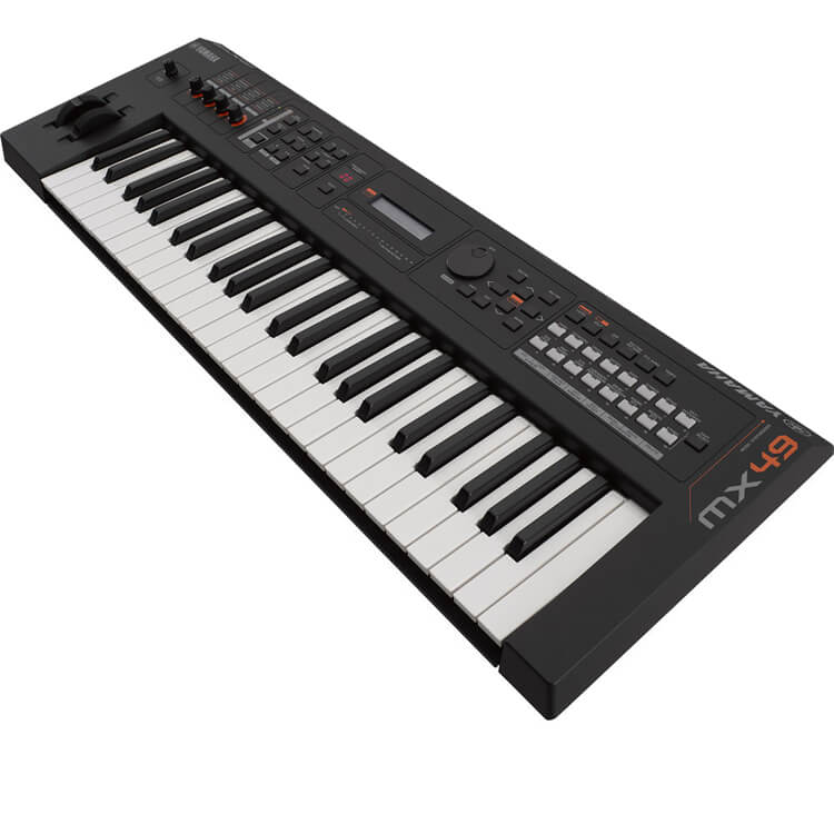 Yamaha MX49BK 49-Key Keyboard Synthesizer Black