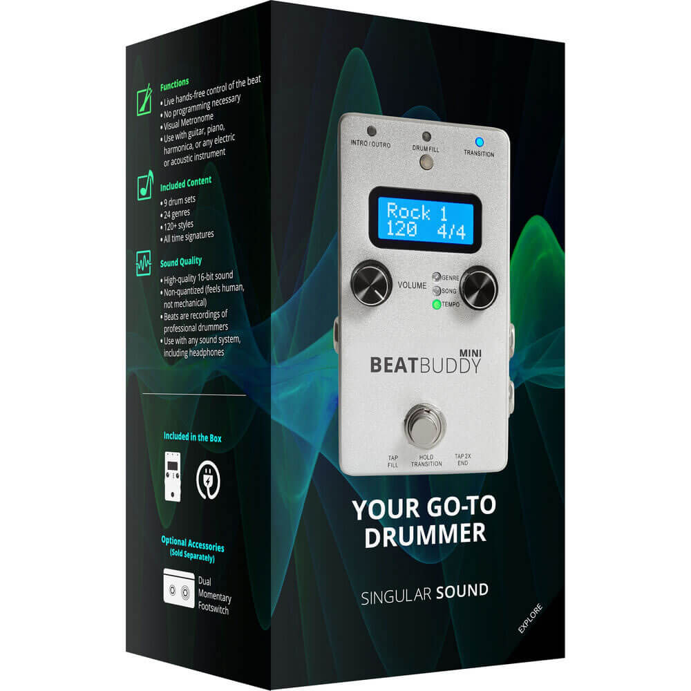 Singuler Instrument Singular Sound BeatBuddy MINI 2 Drummer Pedal | Musical Instruments and ...