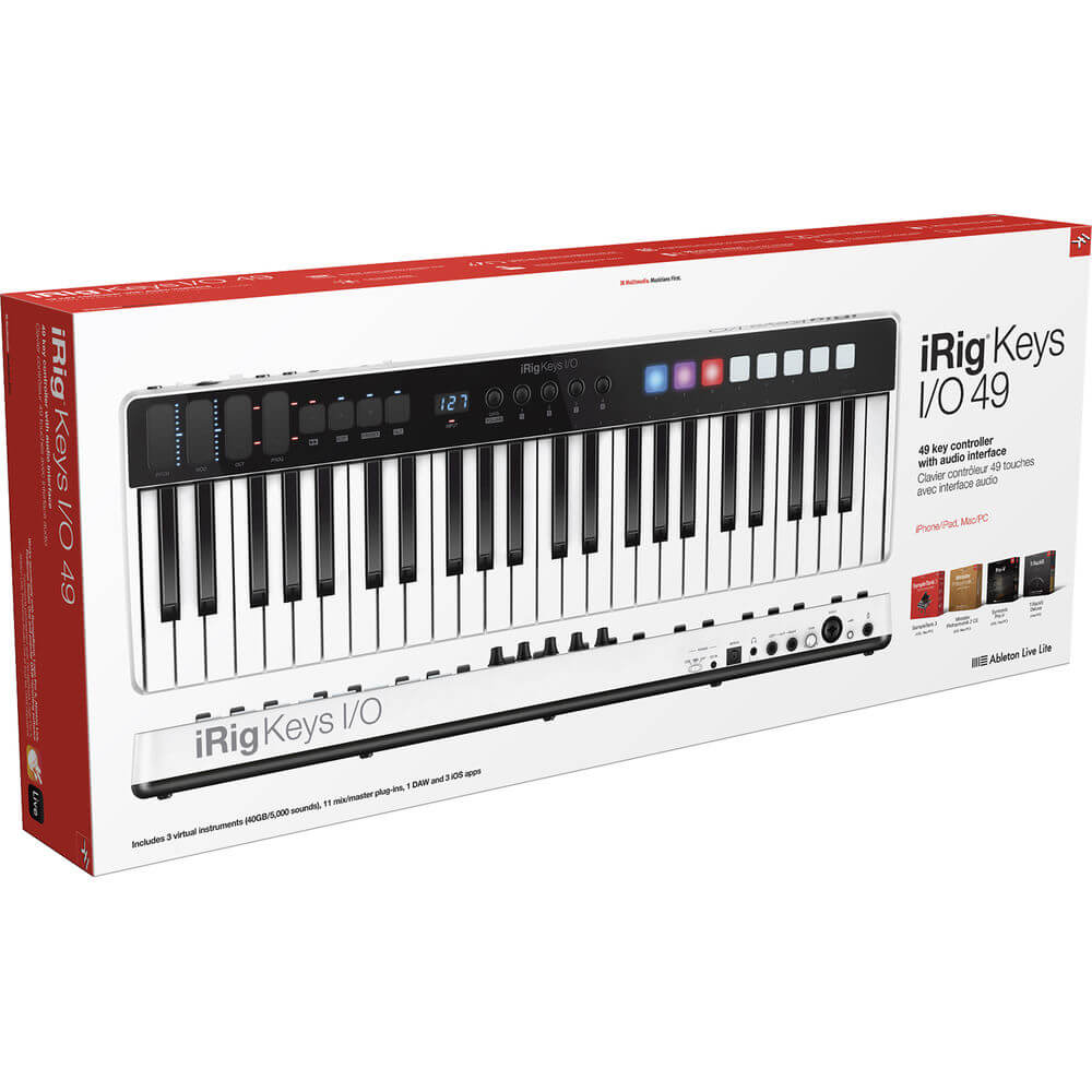 iRig Keys I/O 49 49-Key MIDI Controller (IP-IRIG-KEYSIO49-IN)