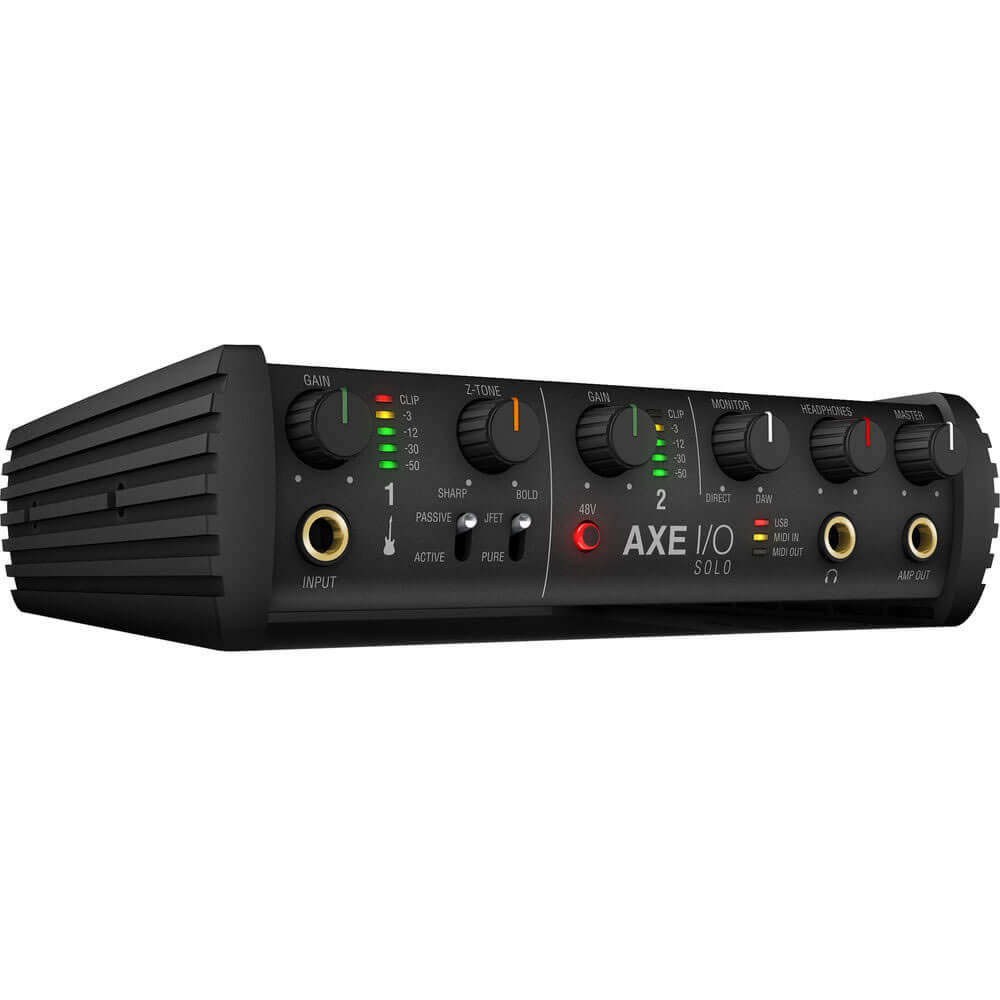 IK Multimedia AXE I/O SOLO Compact Audio Interface & Amplitube 5 Bundle (CB-AXEIOSAT5-HCD-IN)