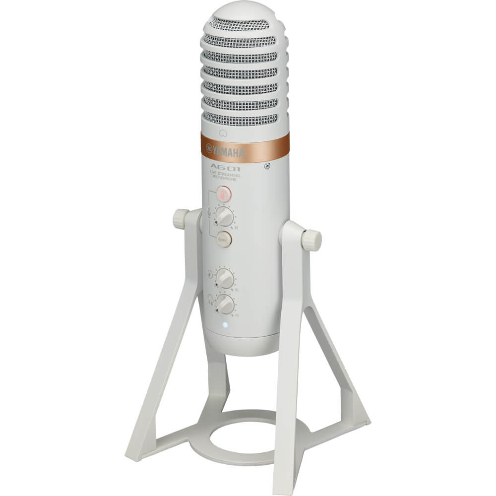Yamaha AG01 Microphone with Mixer USB Interface White