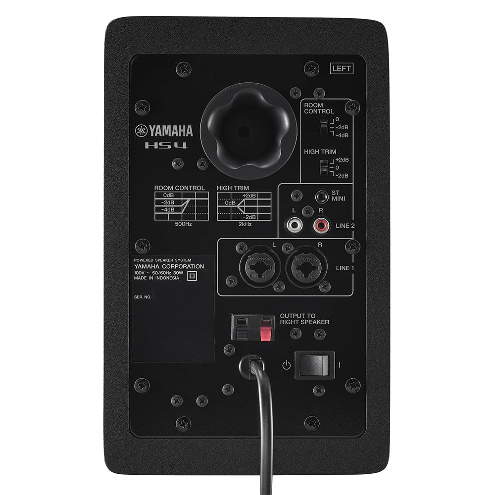 Yamaha HS4B  4.5" Powered Studio Monitors Pair Black