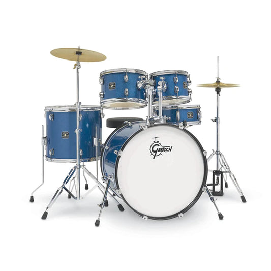 Gretsch Renegade Drum Set with Hardware & Cymbals Blue Sparkle