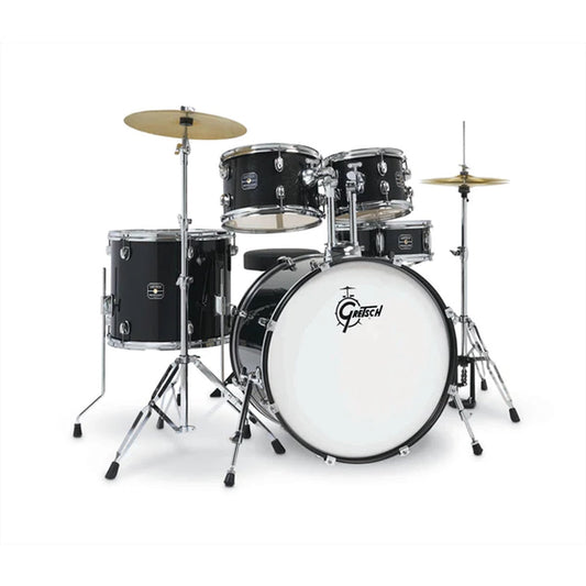 Gretsch Renegade Drum Set with Hardware & Cymbals Black Mist