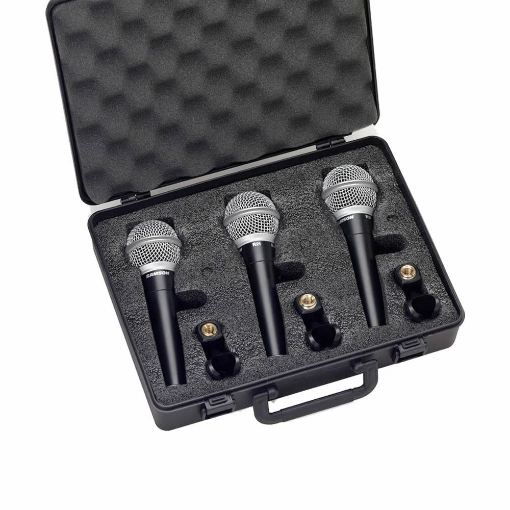 Samson R21 Dynamic Vocal Microphone 3-Pack | Genesis - The Academic ...