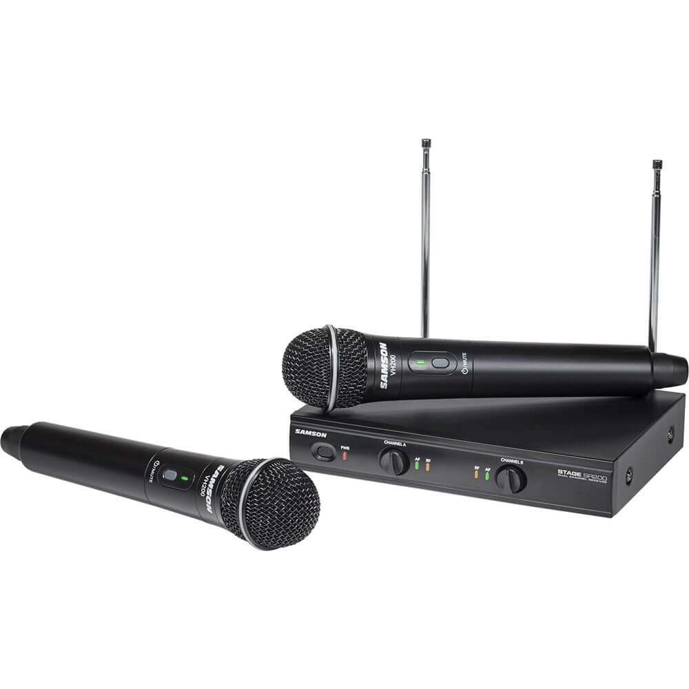 Samson Stage 200 Dual-Channel Handheld VHF Wireless System Channel A SWS200HH-A