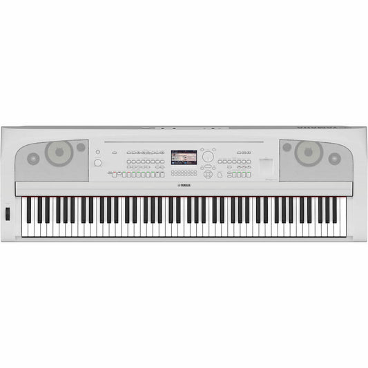 Yamaha DGX670W 88-Key Portable Digital Grand Piano with Speakers White