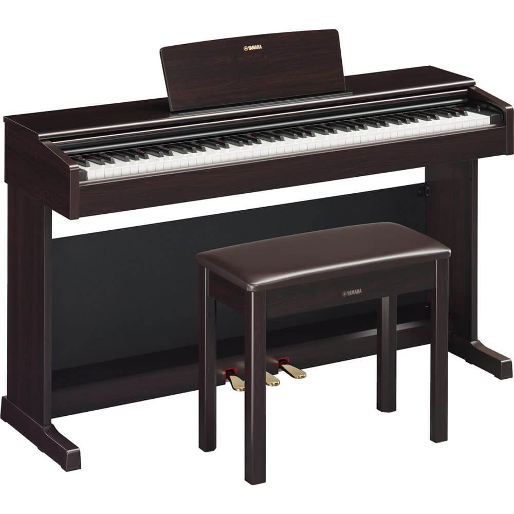 Yamaha Arius YDP145R 88-Key Weighted Action Digital Piano with Bench Dark Rosewood