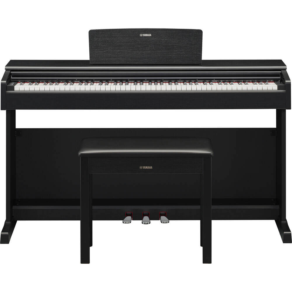 Yamaha Arius YDP145B 88-Key Weighted Action Digital Piano with Bench Black Walnut