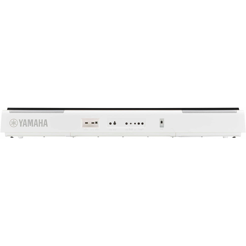 Yamaha PS500WH 88-Key Smart Digital Piano White with Power Supply and Sustain Pedal