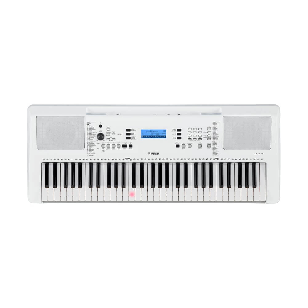 Yamaha EZ-300 61-Key Touch-Sensitive Portable Keyboard with Lighted Keys and Power Supply
