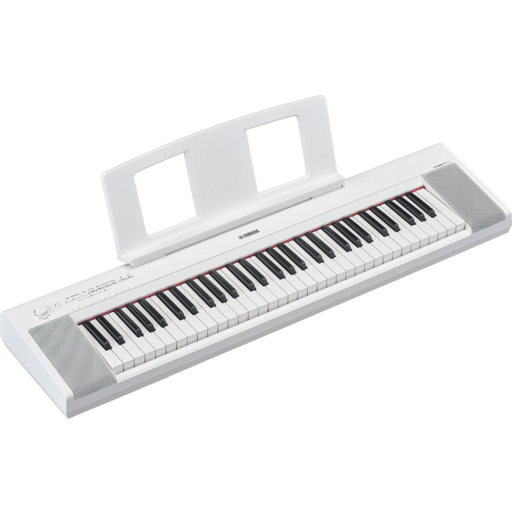 Yamaha Piaggero NP15WH 61-Key Entry-Level Piaggero Ultra-Portable Digital Piano White