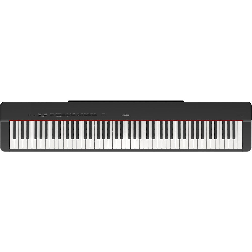 Yamaha P225B Mid-level Black 88-Note Weighted Action Digital Piano with Sustain Pedal & Power Supply
