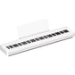 Yamaha P225WH Mid-Level White 88-Note Weighted Action Digital Piano with Sustain Pedal & Power Supply