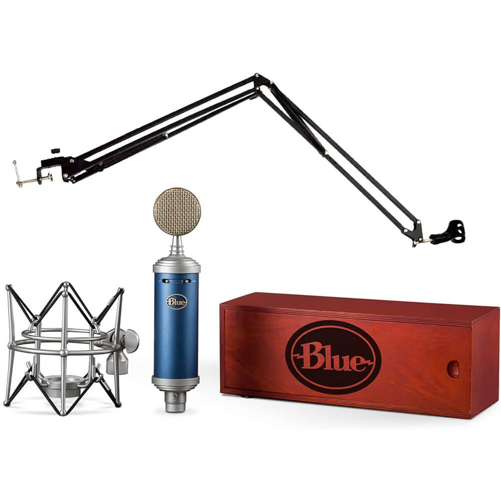 Blue Microphones Bluebird SL Large-Diaphragm Cardioid Condenser Microphone Bundle with Shockmount & Height Adjustable Boom Arm