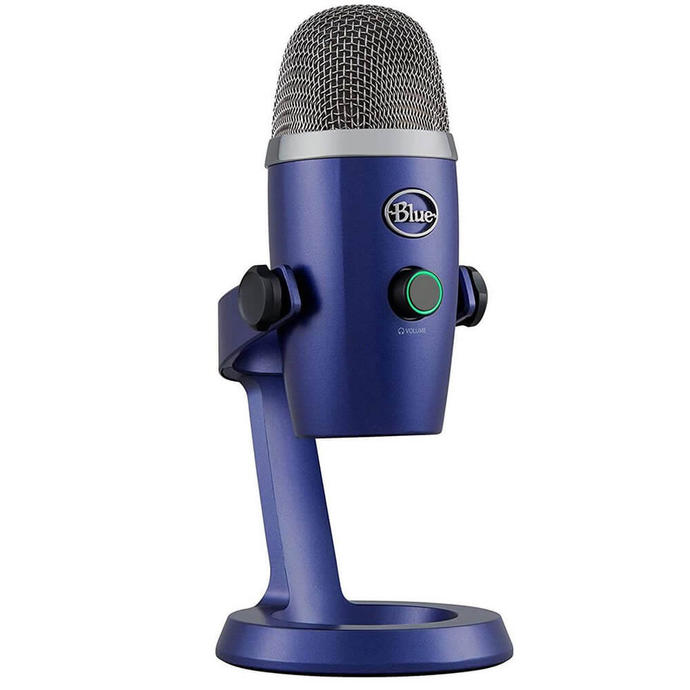 Blue Yeti Nano Multi-Pattern USB Condenser Microphone Vivid Blue