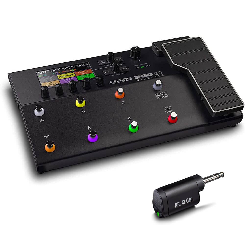 Line 6 Processors Line 6 Pod Go Guitar Multi-effects Floor Processor Wireless | Musical ...