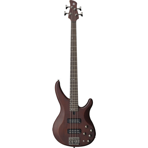 Yamaha TRBX504 TBN 4-String Premium Electric Bass (Translucent Brown)
