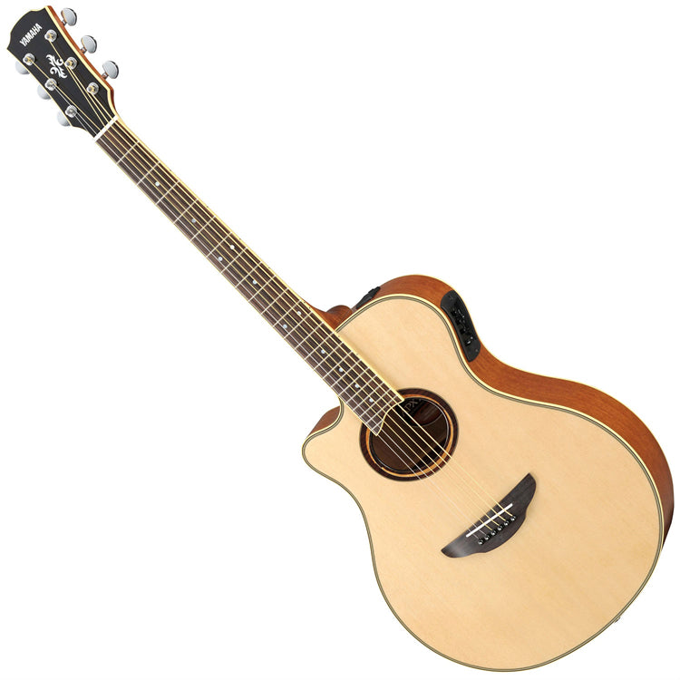 Yamaha APX700IIL Thinline Cutaway Left-Handed Acoustic-Electric Guitar (Natural)