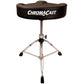 ChromaCast Pro Series Drum Throne with Motorcycle Seat Top CC-PS-960