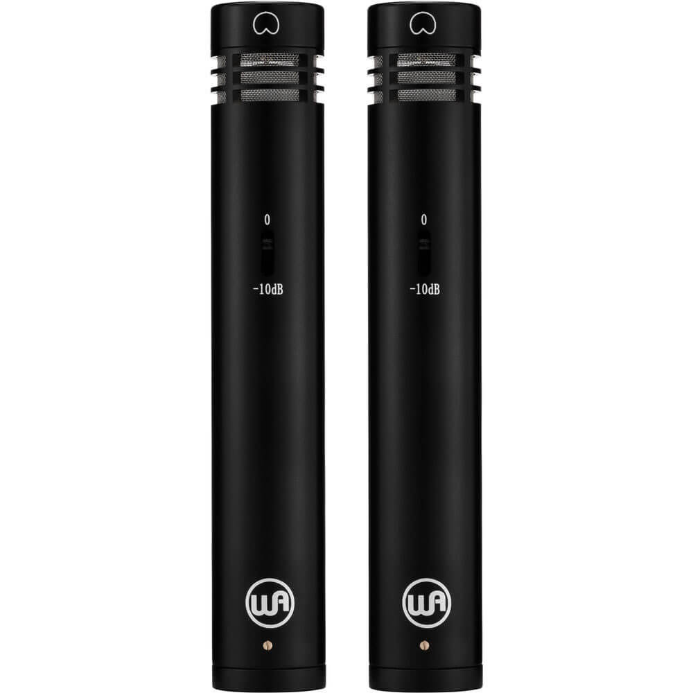 Warm Audio WA-84 Small-diaphragm Condenser Microphone Stereo Pair Black