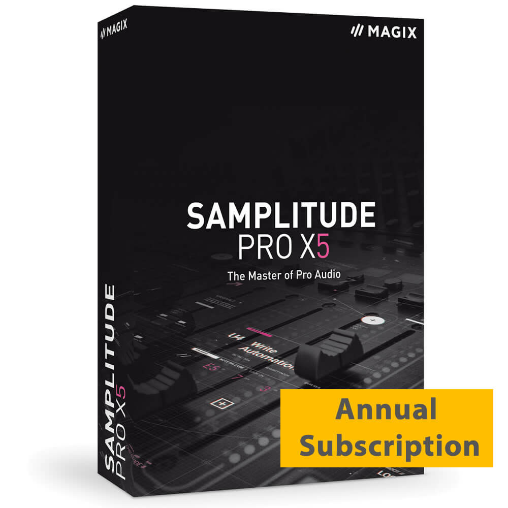 MAGIX Samplitude Pro X 365 Annual Subscription License (Download)