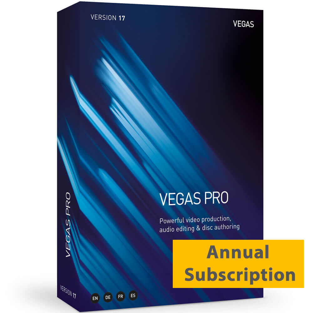 MAGIX Vegas Pro 365 Annual Subscription License (Download)