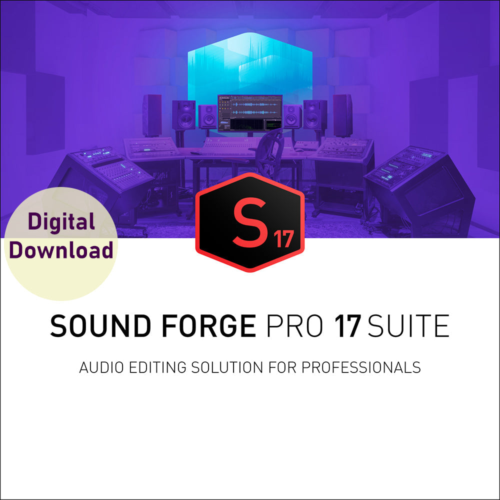 MAGIX Sound Forge Pro 17 Suite (Download)