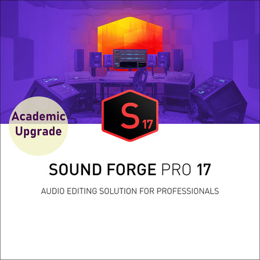 MAGIX Sound Forge Pro 17 Academic Upgrade (Download)