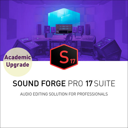 MAGIX Sound Forge Pro 17 Suite Academic Upgrade (Download)
