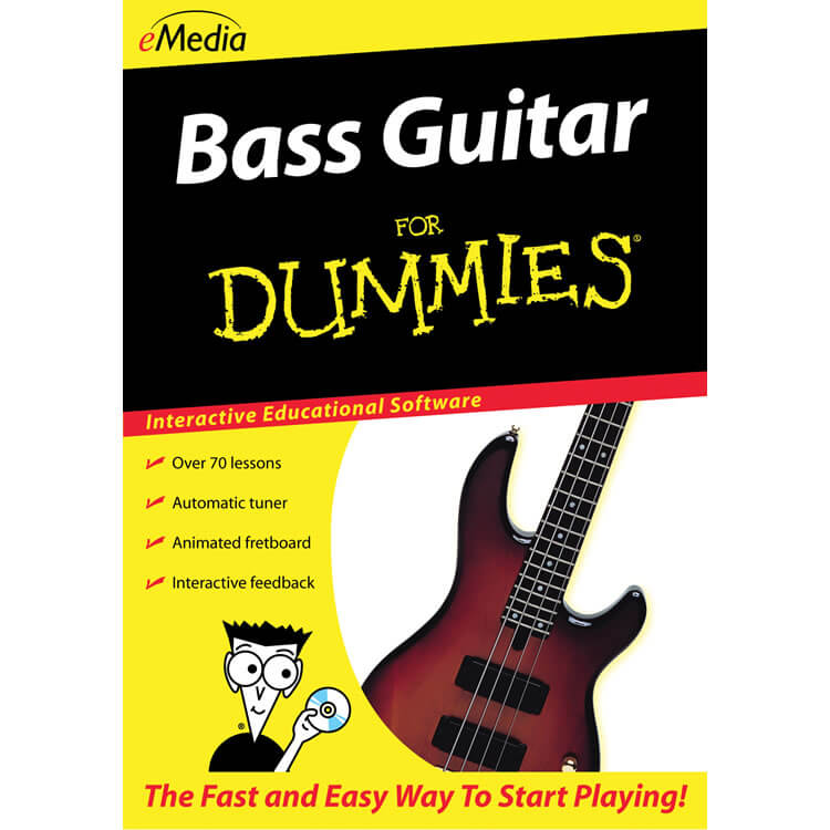 eMedia Bass Guitar For Dummies (Win Download)