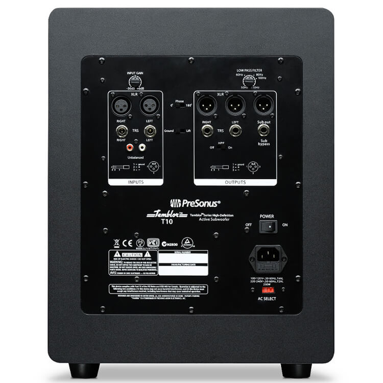 Presonus Temblor T10 Subwoofer Studio Monitor