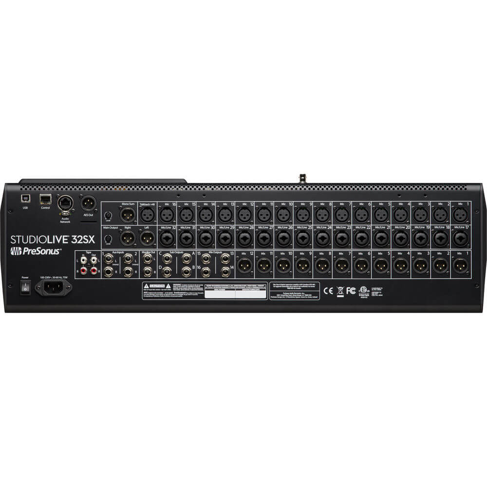 Presonus StudioLive 32SX 32-Channel Series III Digital Mixer with USB Audio Interface