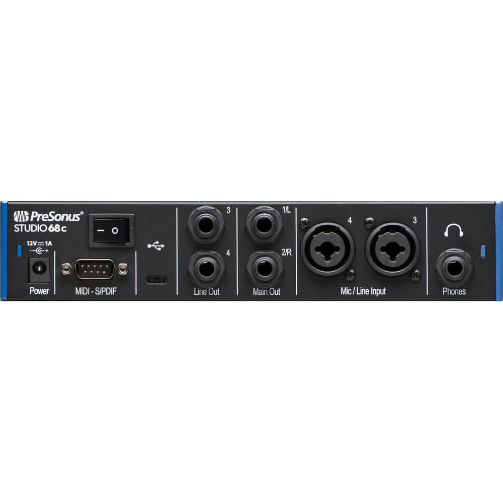 Presonus Studio 68C Type-C Audio Interface with StudioOne Artist Software