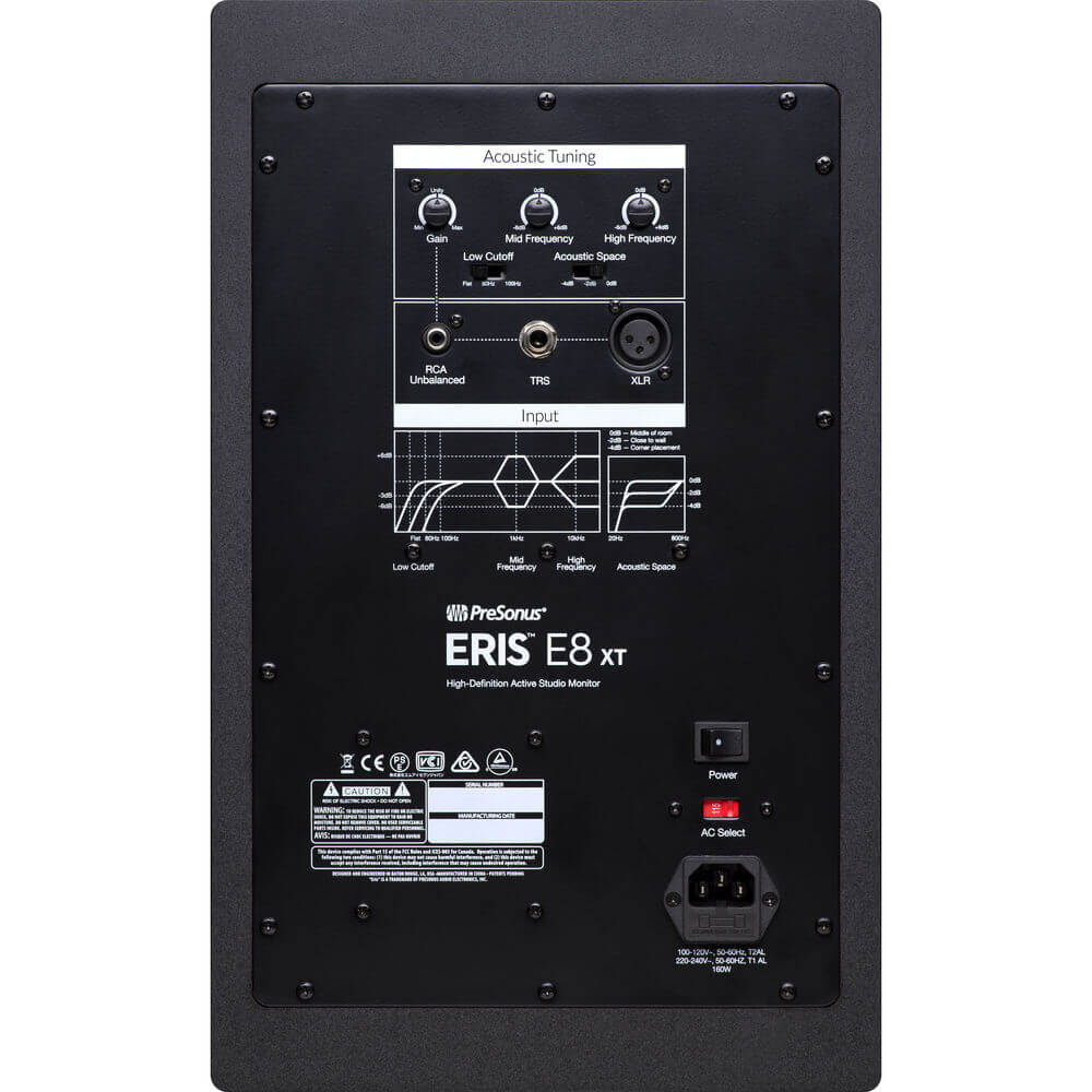 PreSonus Eris E8 XT 2-Way 8-Inch Powered Studio Monitor