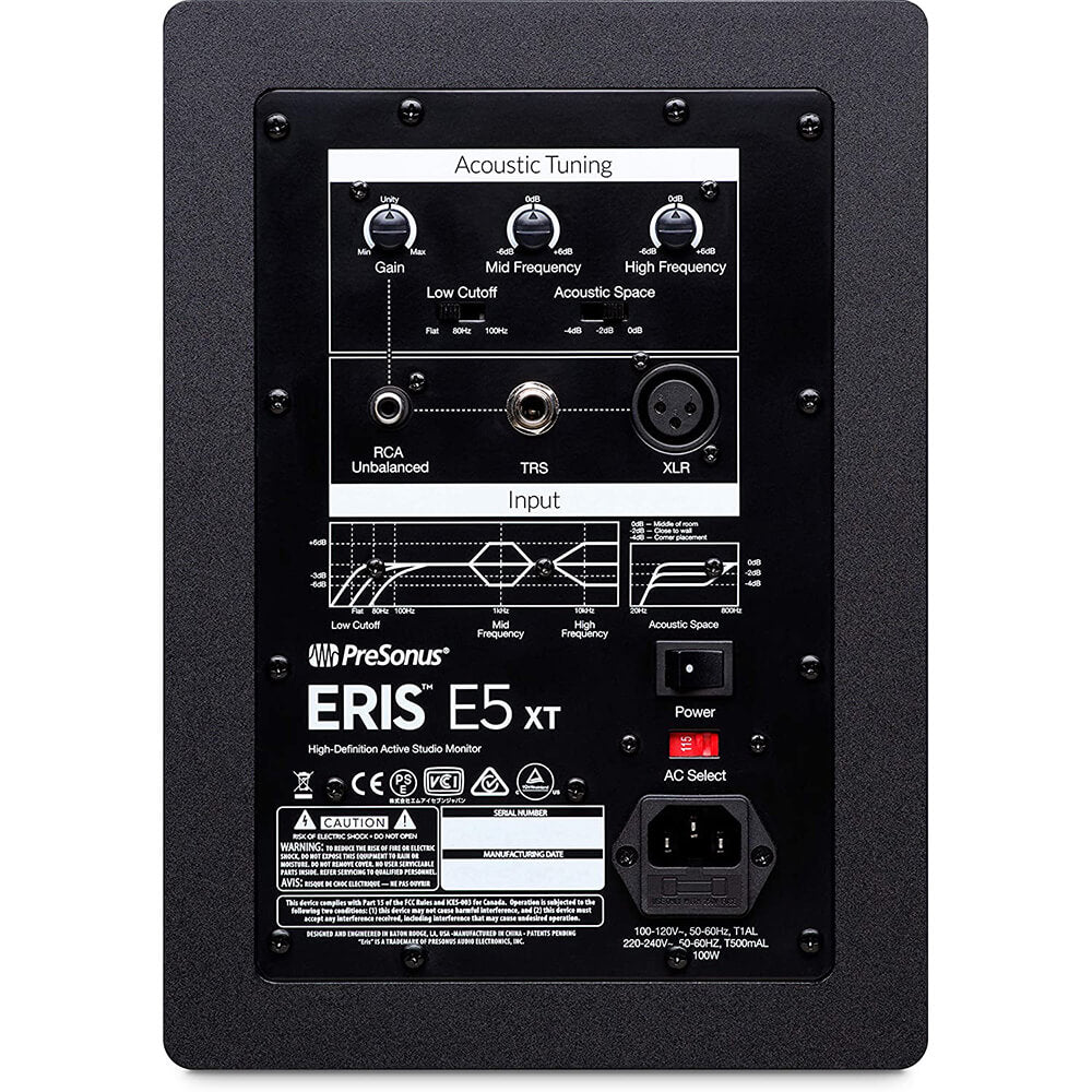 PreSonus Eris E5 XT 2-Way 5-Inch Powered Studio Monitor