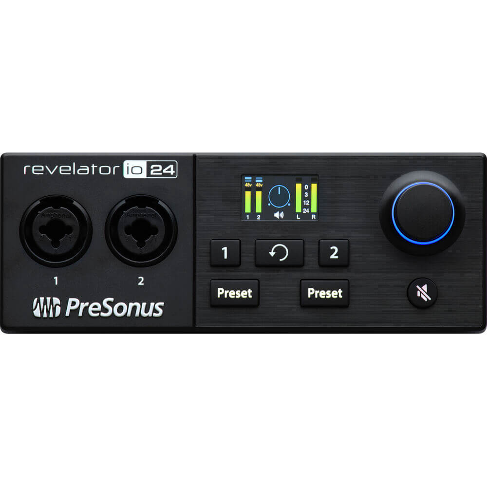 PreSonus Revelator io24 Desktop 2x4 USB Type-C Audio MIDI Interface