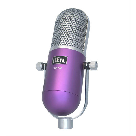 Heil Sound PR77D PRPL Large-Diaphragm Dynamic Microphone Purple