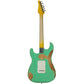 Sawtooth ES Relic Electric Guitar Surf Green with Tortoise Pickgard and Pro Series Gig Bag  ST-ESAR-SGRT