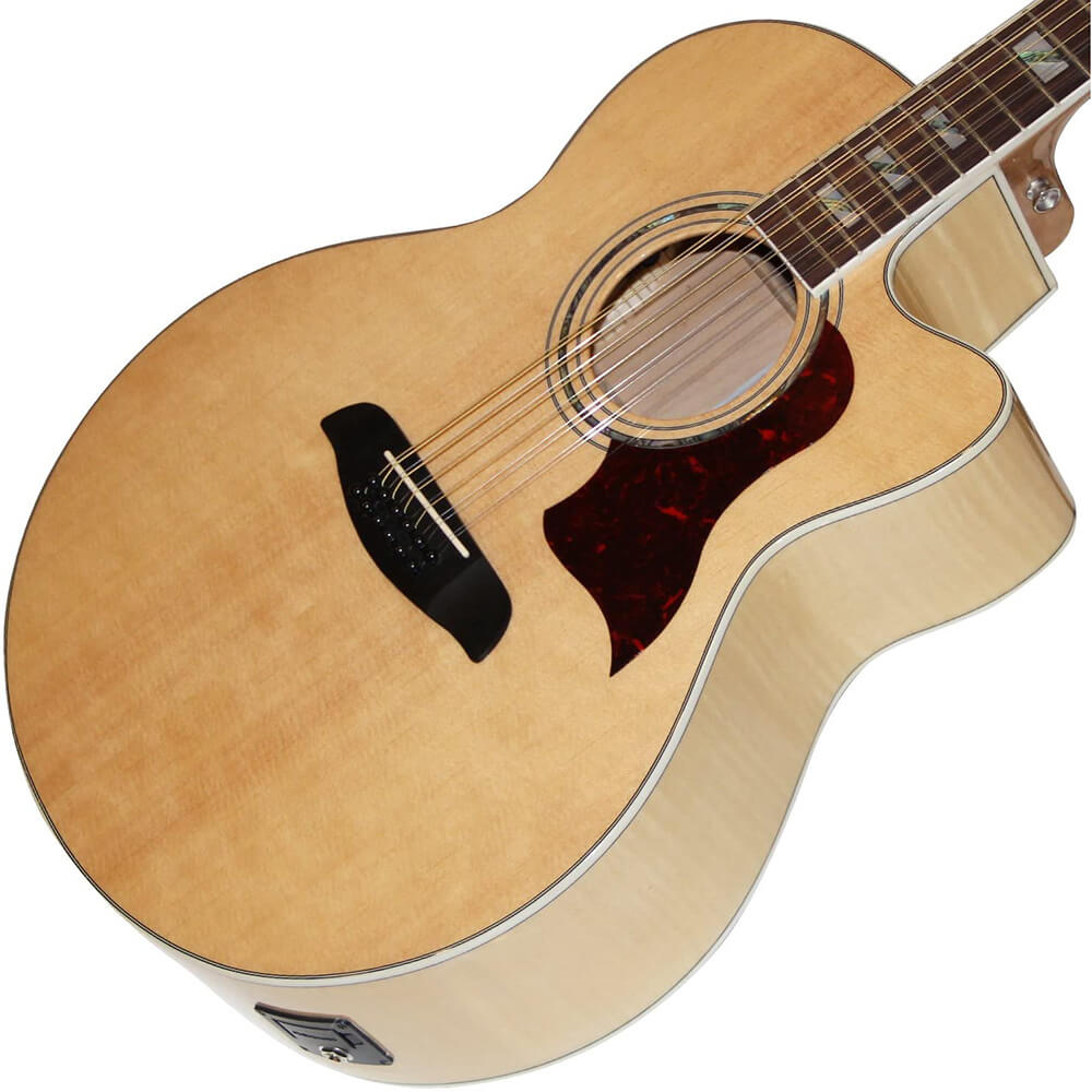 Sawtooth Maple Series Jumbo Acoustic-Electric Guitar Cutaway ST-MPL-AEJC