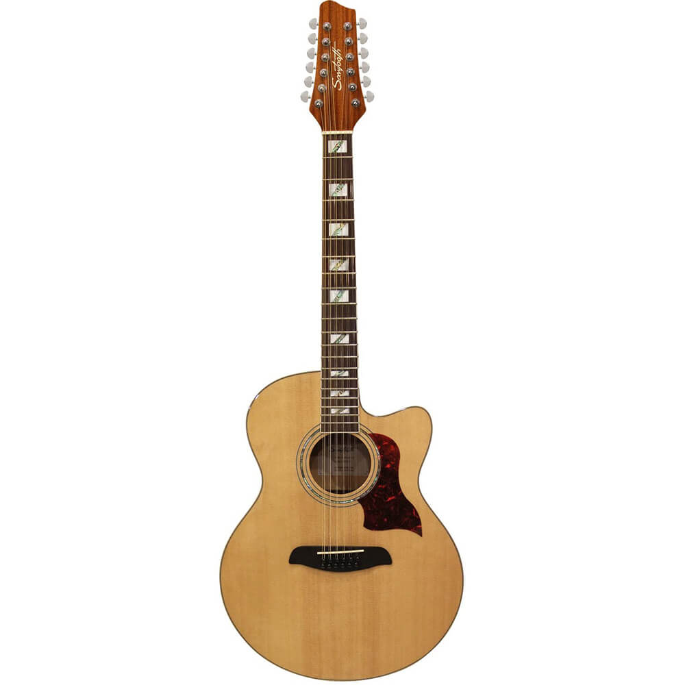 Sawtooth Maple Series Jumbo Acoustic-Electric Guitar Cutaway ST-MPL-AEJC